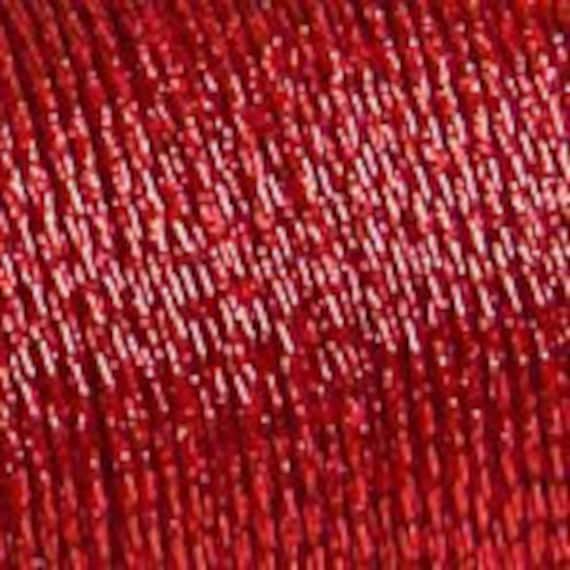 DMC Diamant Metallic Embroidery Thread - 321 Red Ruby