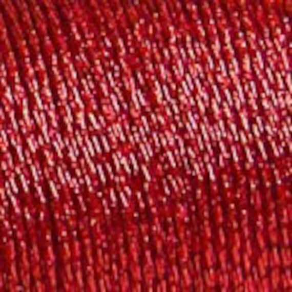 DMC Diamant Metallic Embroidery Thread - 321 Red Ruby