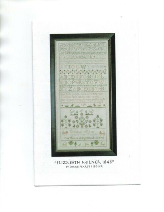 Elizabeth Milner 1848 - Shakespeare's Peddler - Cross Stitch Chart