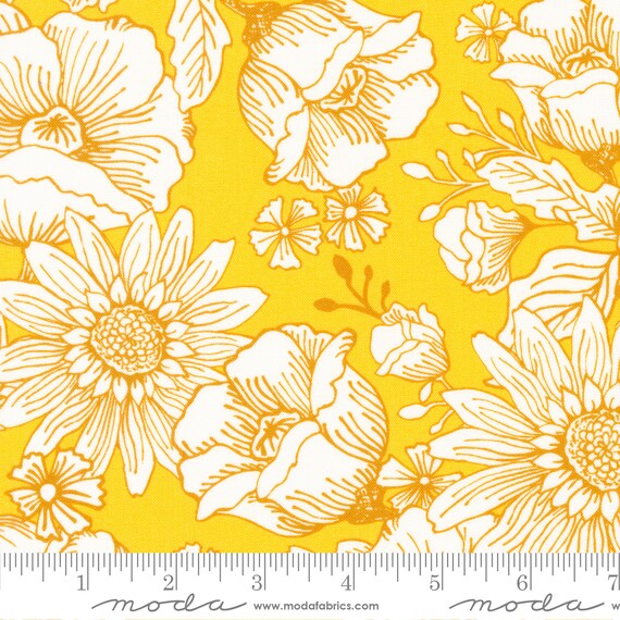 Sunflowers in my Heart by Kate Spain 2722031 - 1/2 yard