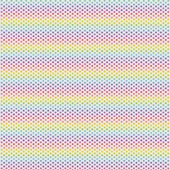 Bias 25mm 1/8 White Rainbow Dot DVBB3048 - 1 metre