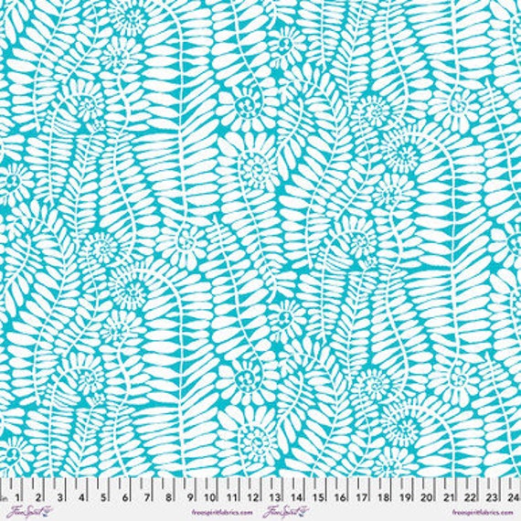 Kaffe Fassett PWBM085 White - 1/2 yard