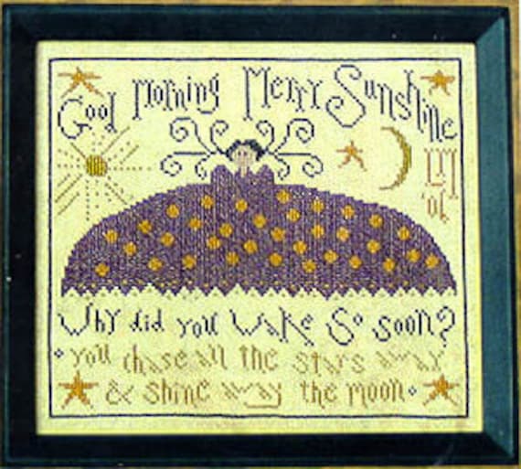 Merry Sunshine - La-D-Da - Cross Stitch Chart
