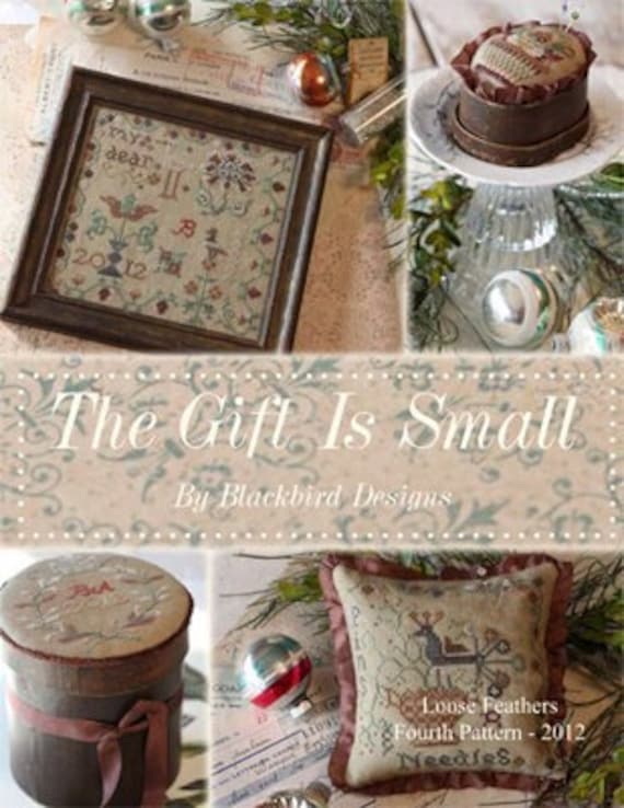 The Gift is Small - Blackbird Designs - Cross stitch chart