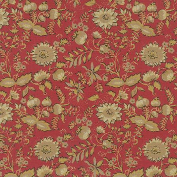 Bon Voyage - Floral Rouge 1/2yd - 1/2 yard