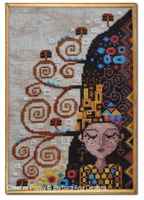 Dreaming of Klimt - Barbara Ana Designs - Cross Stitch Chart