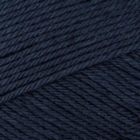 FIddlesticks Posie 027 Navy - 100% Cotton - 4 ply Fingering