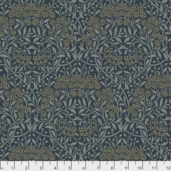 William Morris PWWM035 Ink - 1/2 yard