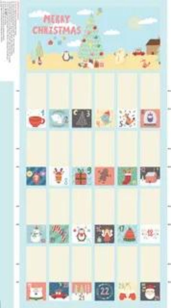 Merry Christmas Advent Calendar 24861 - panel