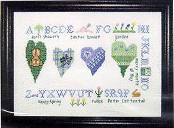 Hearts for all Seasons: Spring - Abbey Lane - Chart with Charm