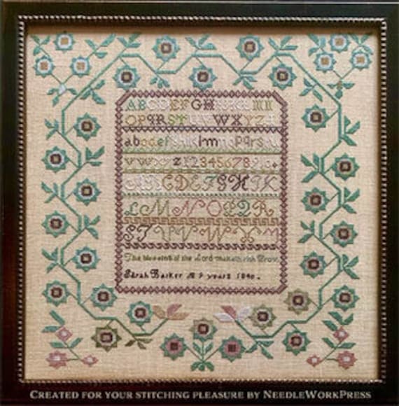 Sarah Barker - Needle WorkPress - Cross Stitch Chart