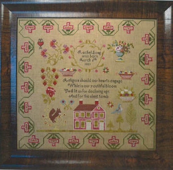 Rachel Long b.1821 - NeedleMade Designs - Cross Stitch Chart