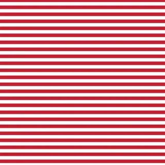 Fundamentals 1/4 inch Stripe - Red - 1/2 yard