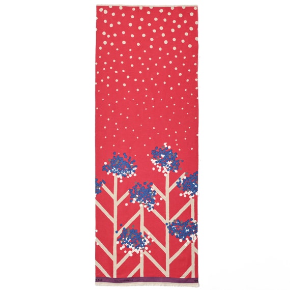 Echino Nabana by Kokka - Linen /Cotton 97400 400A - 1/2 Yard