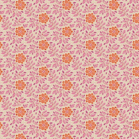 TILDA Windy Days - Wendy Pink 100354 - Fat Quarter