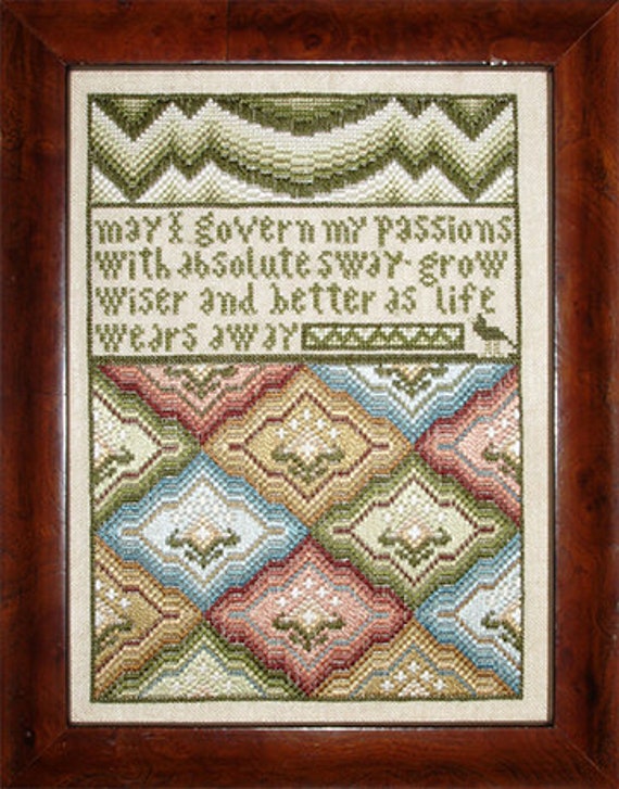 As Life Wears Away - Carriage House Samplings - Cross Stitch Chart