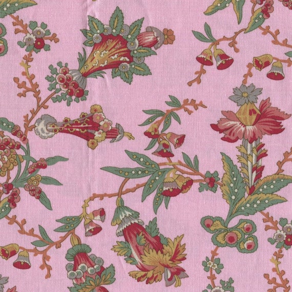 Dutch Heritage Feline Pink 2033 - 1/2 yard