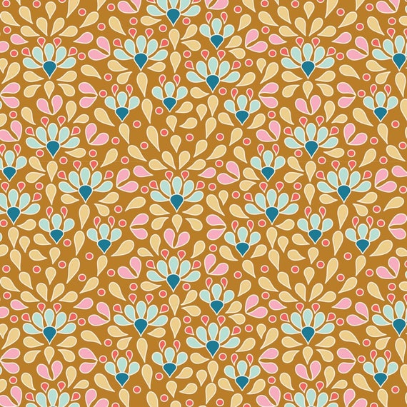 TILDA Cotton Beach - Sea Anemone Honey 100337 - Fat Quarter