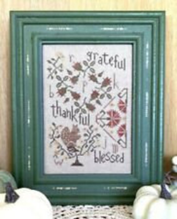 Grateful Quaker - From the Heart - Cross Stitch Chart