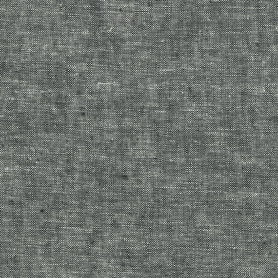 Essex Yarn Dyed Black 1019 - 1/2 yard