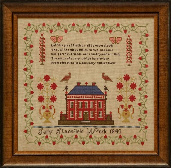 Sally Stanfield 1841  - Hands Across the Sea Samplers - Paper Chart