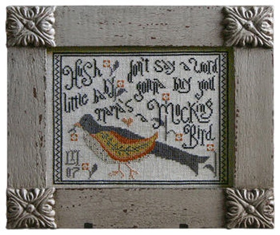 Mocking Bird - La-D-Da - Cross Stitch Chart