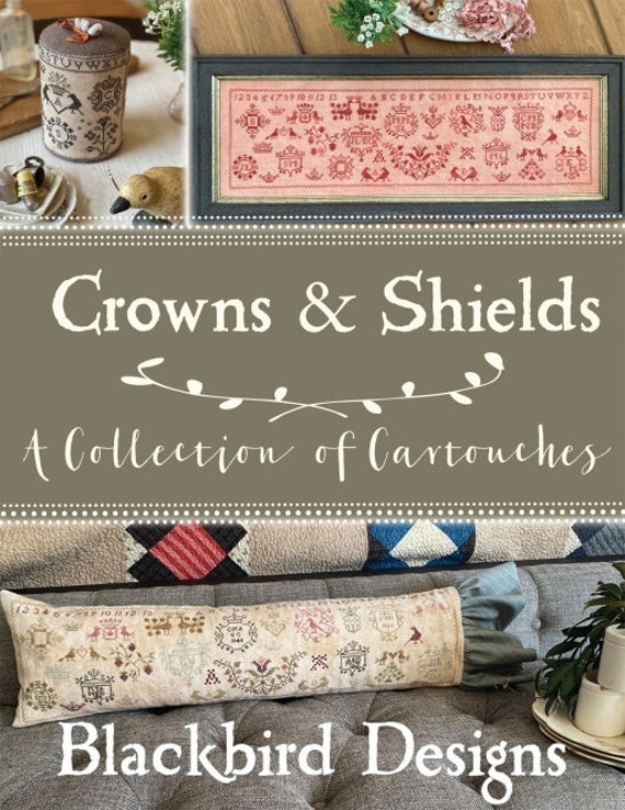 Crowns & Shields - Blackbird Designs - Cross Stitch Chart