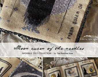 Moon Queen of the Needles - The Primitive Hare - Cross Stitch Chart