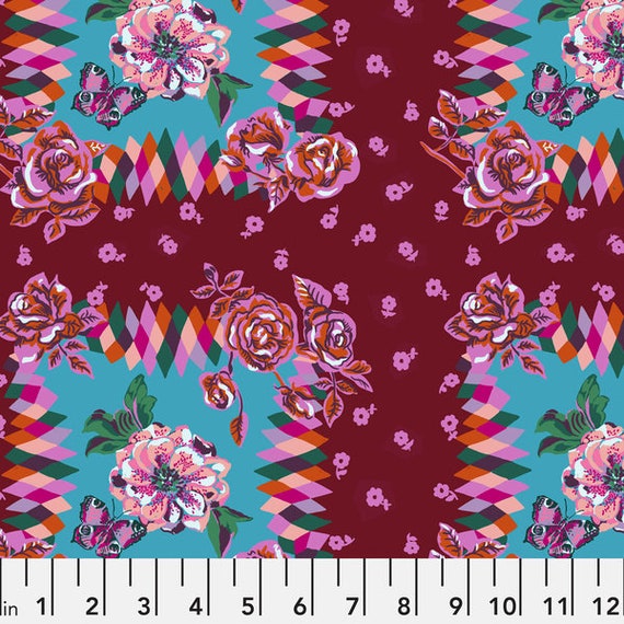 Mon Jardin PWNL034 Cherry - Natalie Lete - 1/2 yard