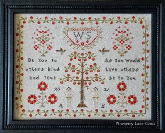 Kind & True - Pineberry Lane - Cross Stitch Chart