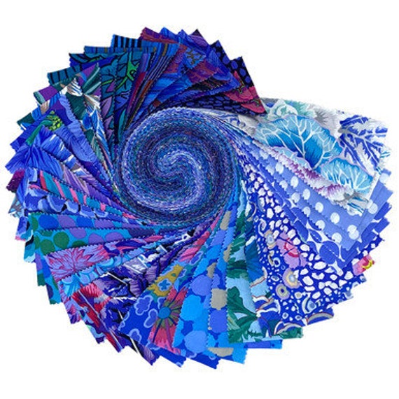 Kaffe Fassett Collective - Lake - 40 x 2 1/2inch strips