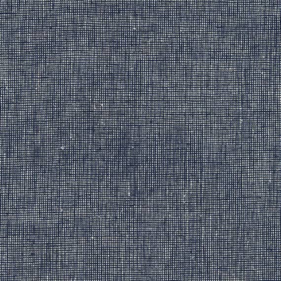 Essex Yarn Dyed Homespun - Navy - 1/2 yard