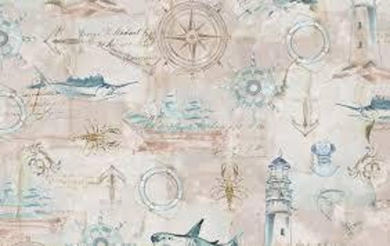 Coastal Living by Michael Miller 3040- 1/2 yard