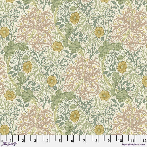 Thameside PWWM078 Cream - William Morris - 1/2 yard
