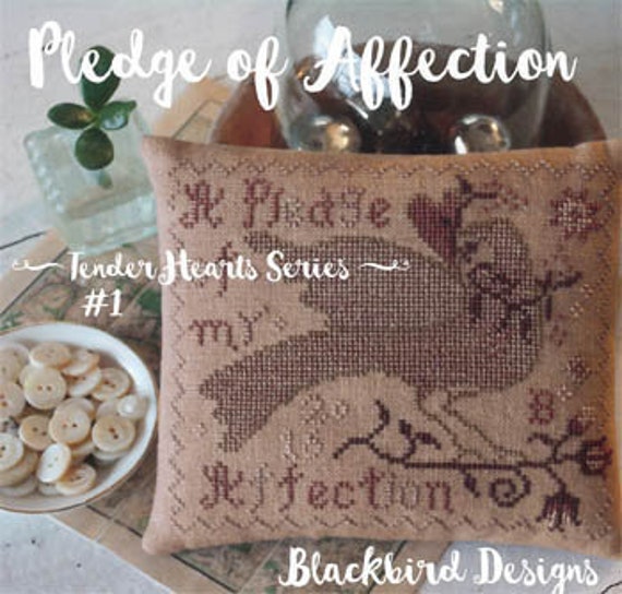 Pledge of Affection (Tender Heart #1) - Blackbird Designs - Cross stitch chart