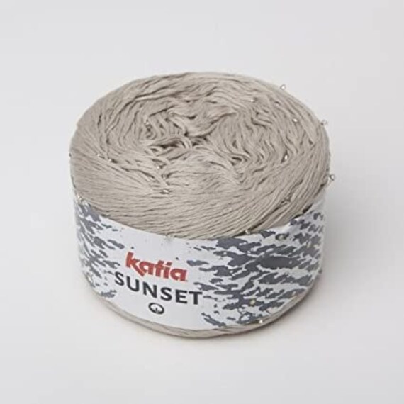 Katia Sunset col.102 Sand - 4ply/fingering - Cotton/Glass Beads