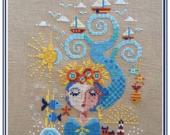 Sailing Dreams - Barbara Ana Designs - Cross Stitch Chart