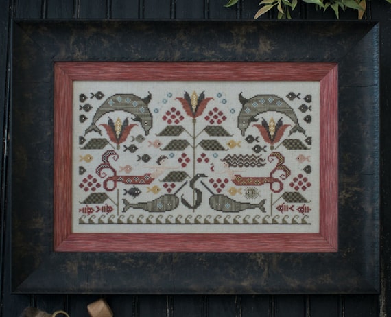 Merfolks Eden - Plum Street Samplers - Cross Stitch Chart