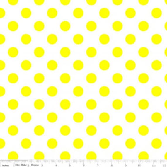 Medium Dot Neon Yellow C490-103 - Riley Blake