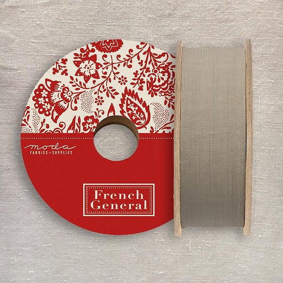 1.5 inch Twill Tape - French General - Roche 212012 - 1/2 yd - 1/2 yard