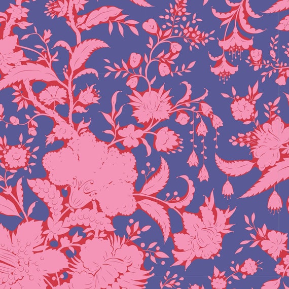 TILDA Bloomsville - Abloom Prussian 110076 - 1/4 yard