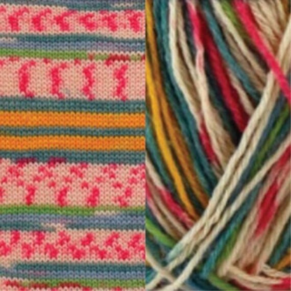 FIddlesticks Harlequin Sock Yarn - 32-01 Green