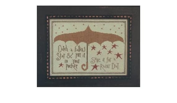 A Falling Star - La-D-Da - Cross Stitch Chart