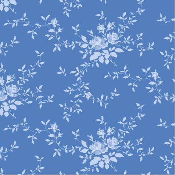 TILDA Something Blue - Noel Cornflower 100671 - Fat Quarter