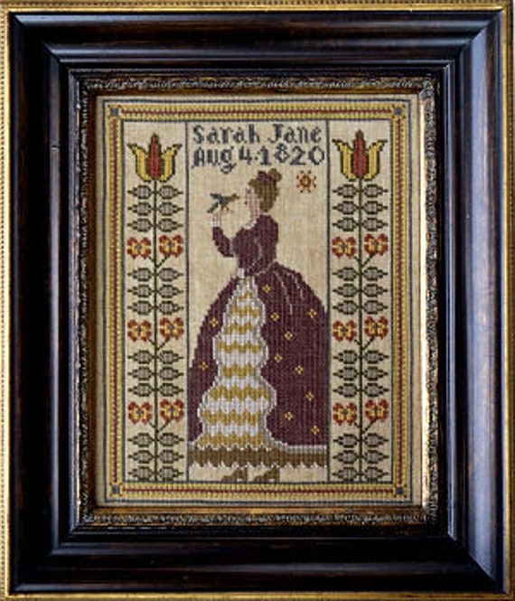 Miss Sarah Jane - La-D-Da - Cross Stitch Chart