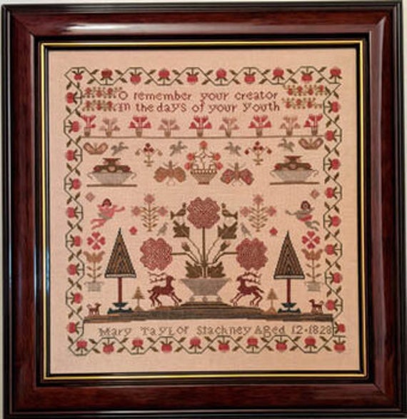 Mary Taylor Stackney 1828- Lila's Studio - Cross Stitch Chart