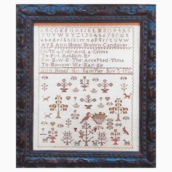 Ann Hobbs 1834 - Shakespeare's Peddler - Cross Stitch Chart