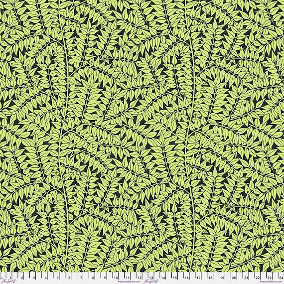 Kaffe x Morris & Co. PWKW009 Black - 1/2 yard