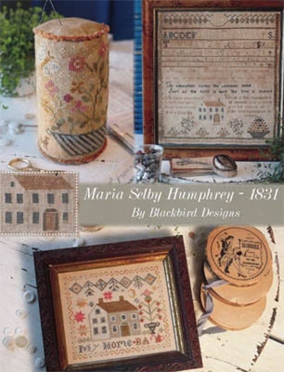 Maria Selby Hmphrey 1831 - Blackbird Designs - Cross stitch chart