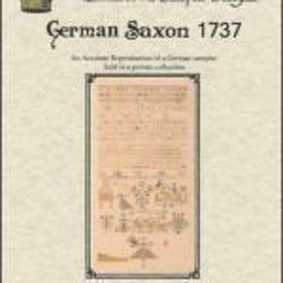 German Saxon 1737 - Queenstown Sampler Designs - Cross Stitch Chart